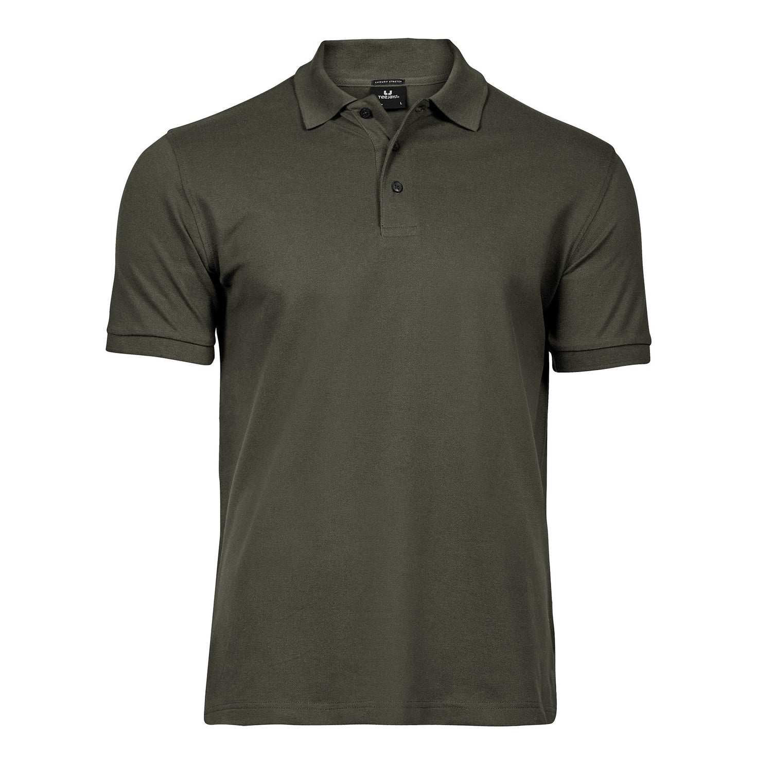 Luxury Stretch Polo | DEEP GREEN