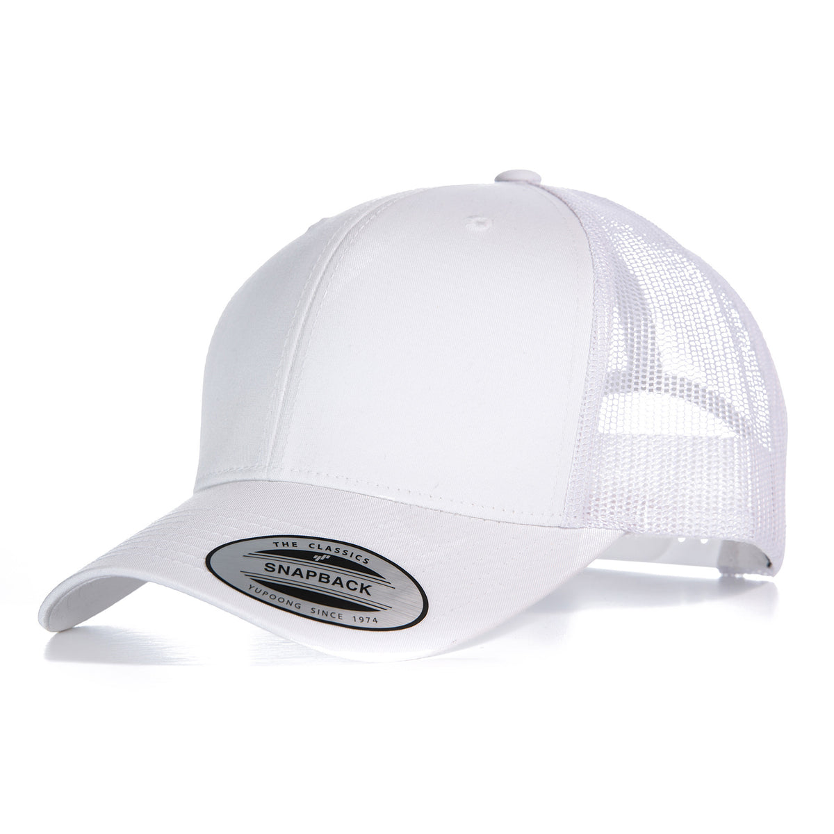 Retro Trucker Cap | WHITE/WHITE