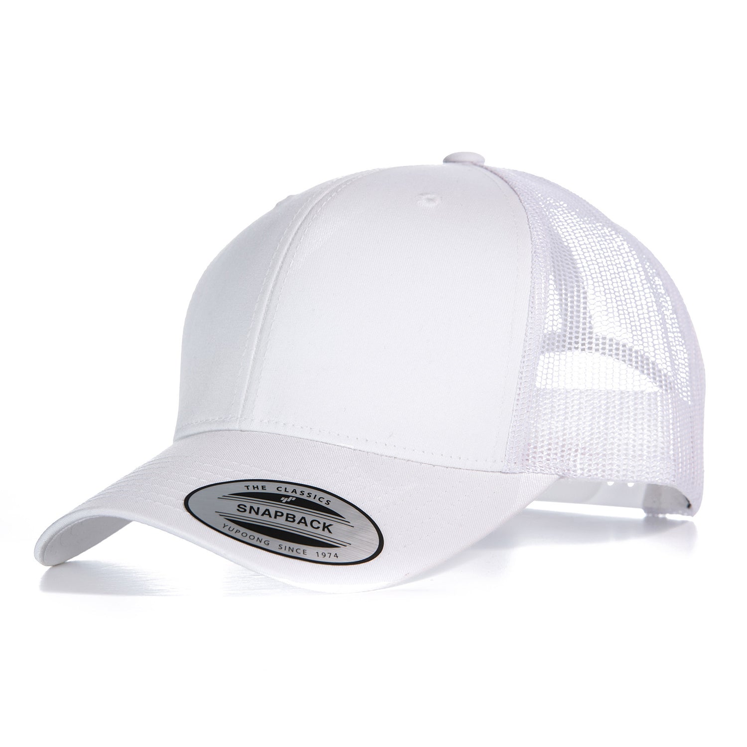 Retro Trucker Cap | WHITE/WHITE