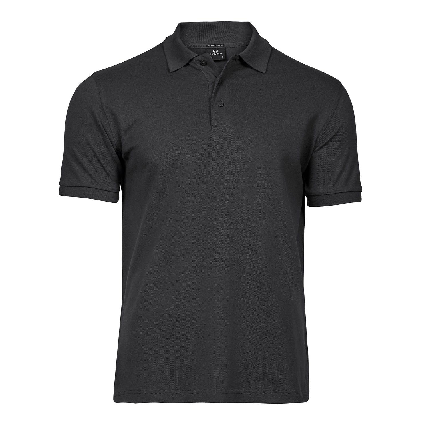 Luxury Stretch Polo | DARK GREY