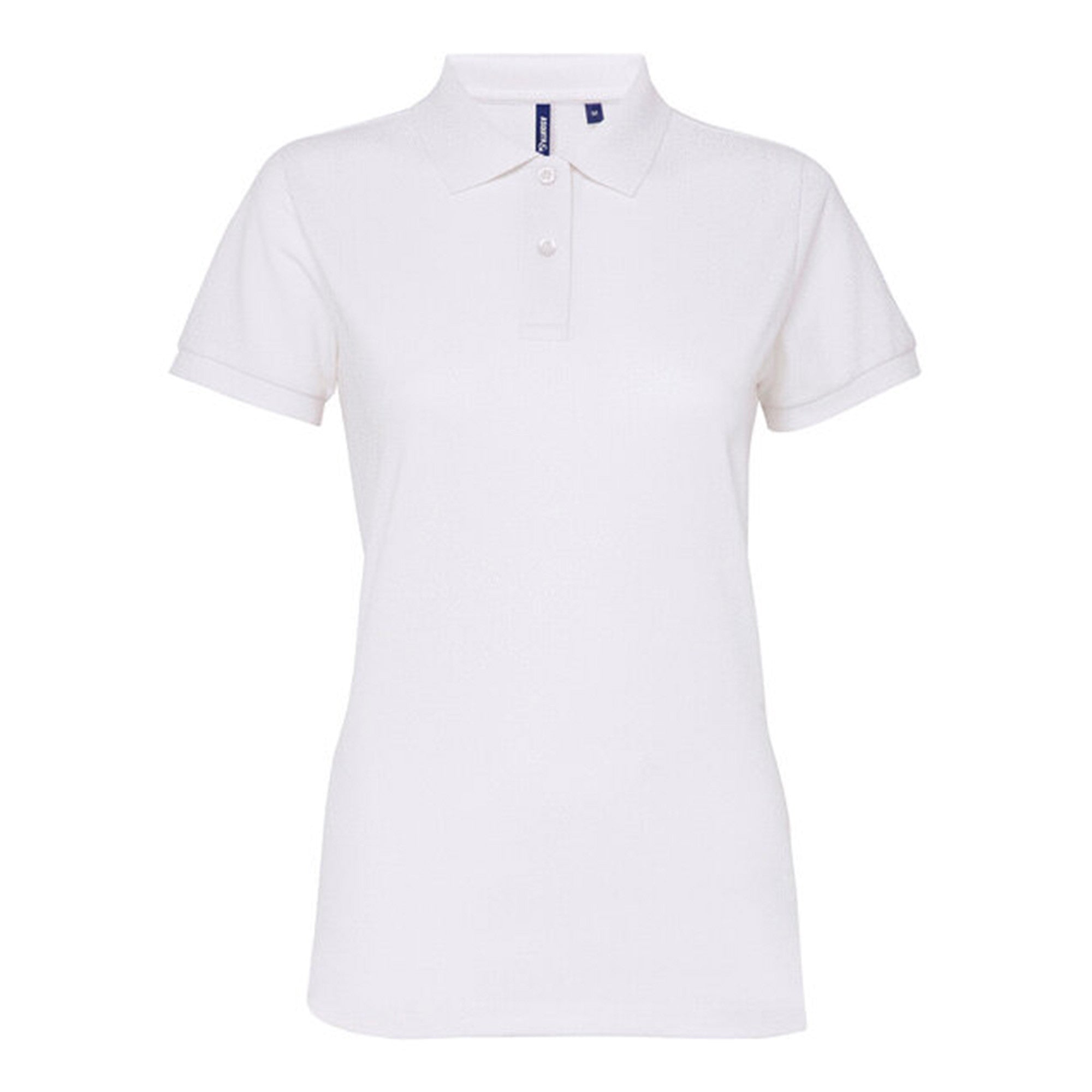 Womens Polycotton Blend Polo | WHITE