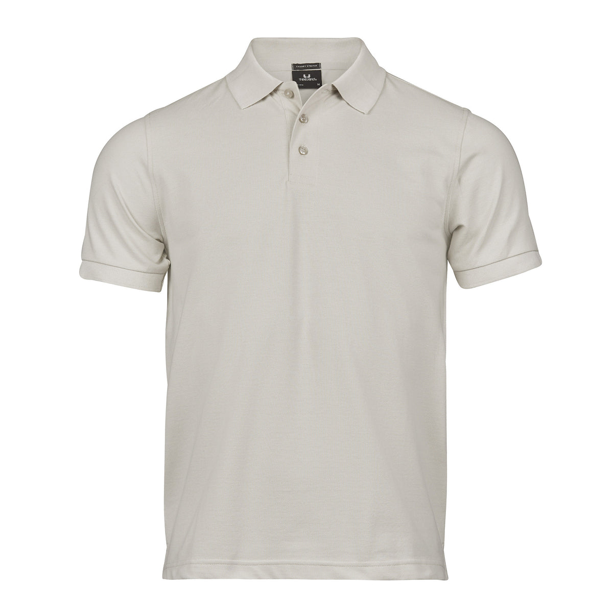 Luxury Stretch Polo | CEMENT