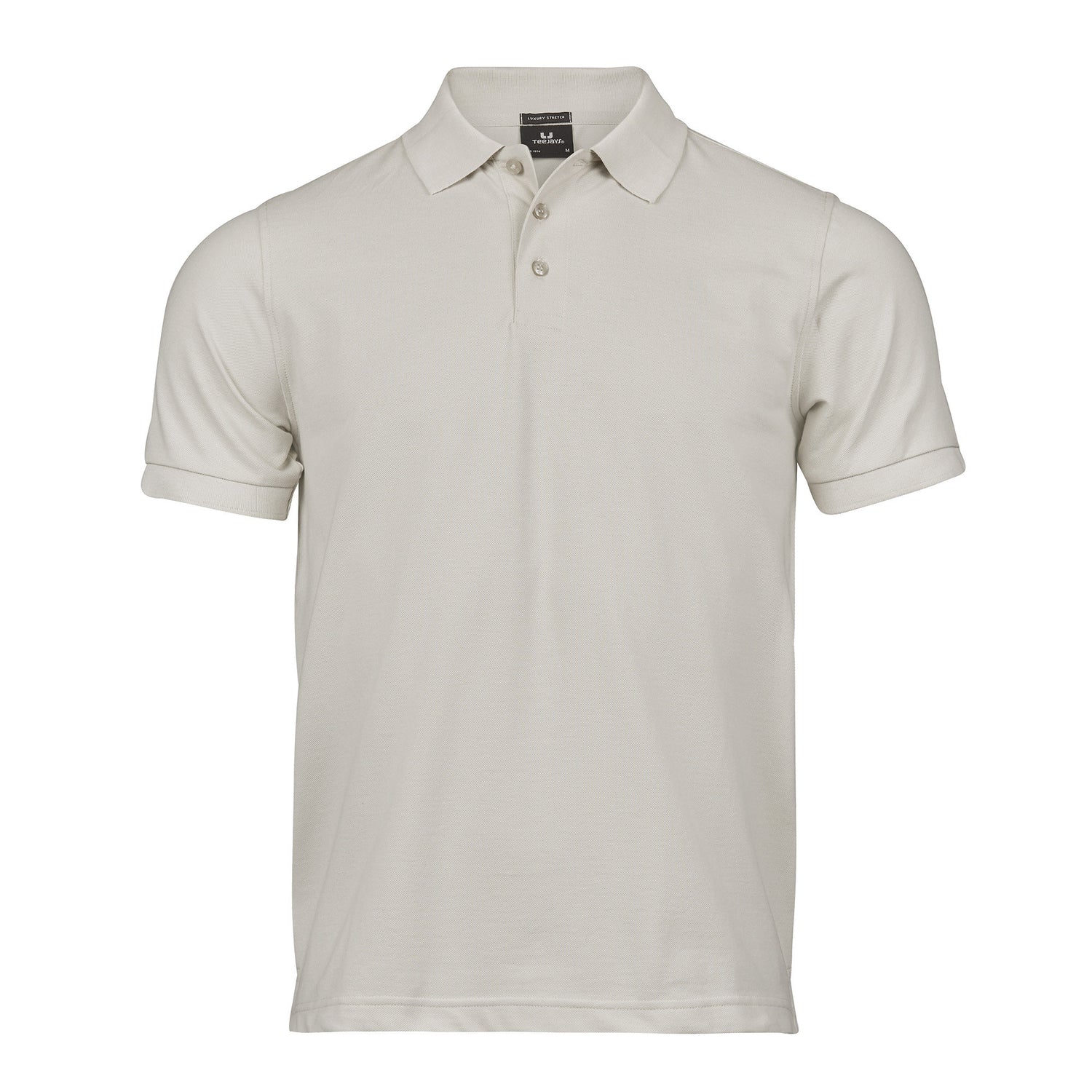 Luxury Stretch Polo | CEMENT