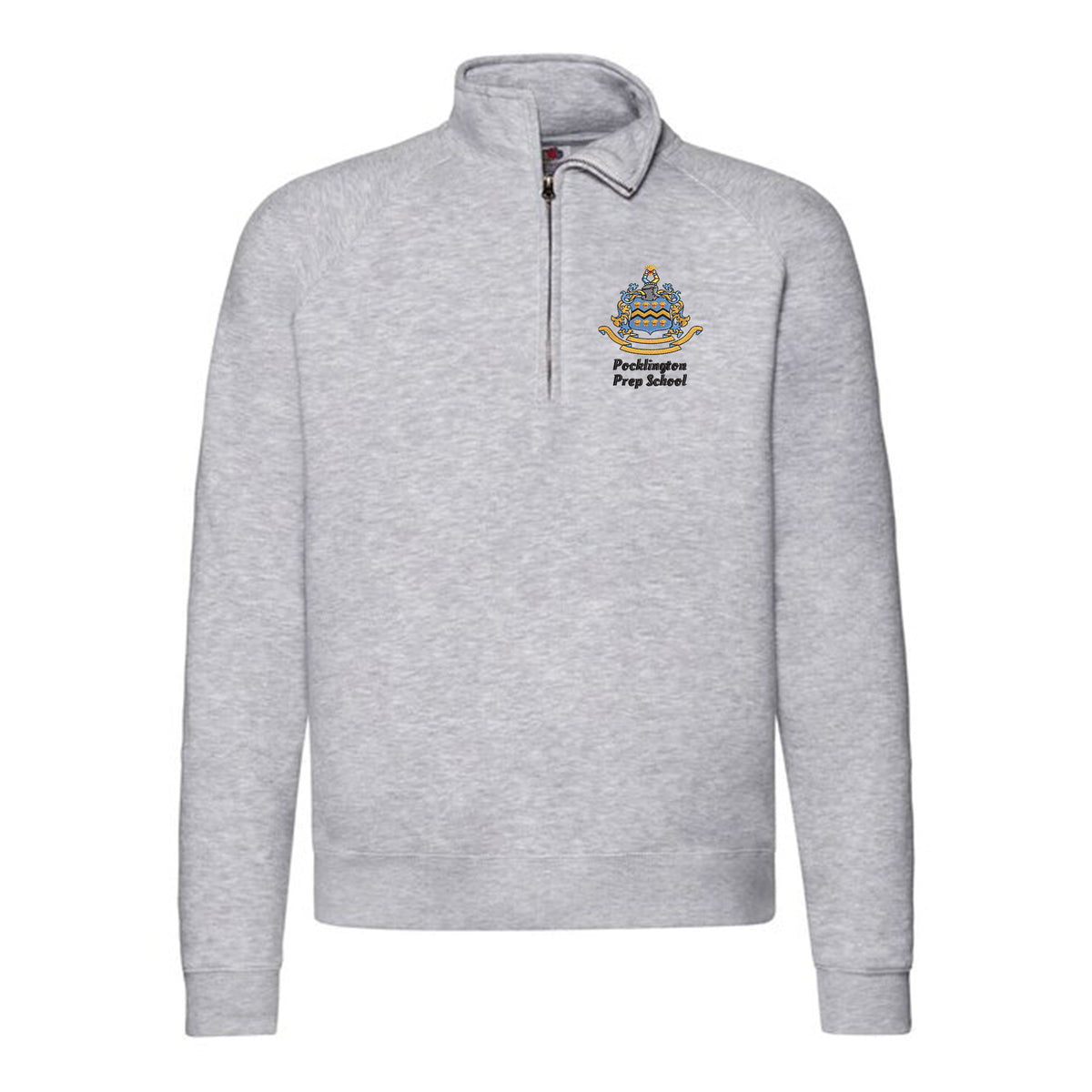 Pocklington Quarter Zip - Prep School | HEATHER GREY
