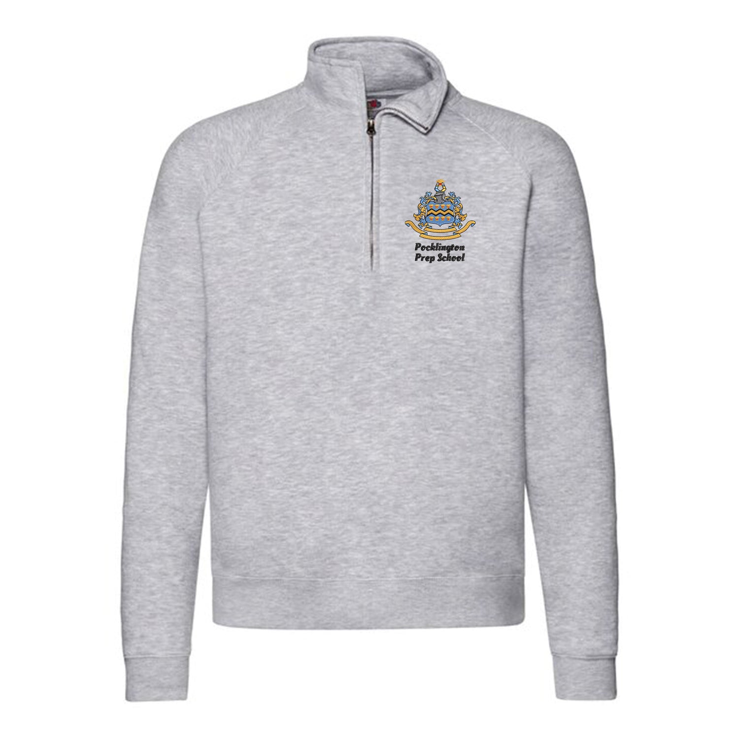 Pocklington Quarter Zip - Prep School | HEATHER GREY