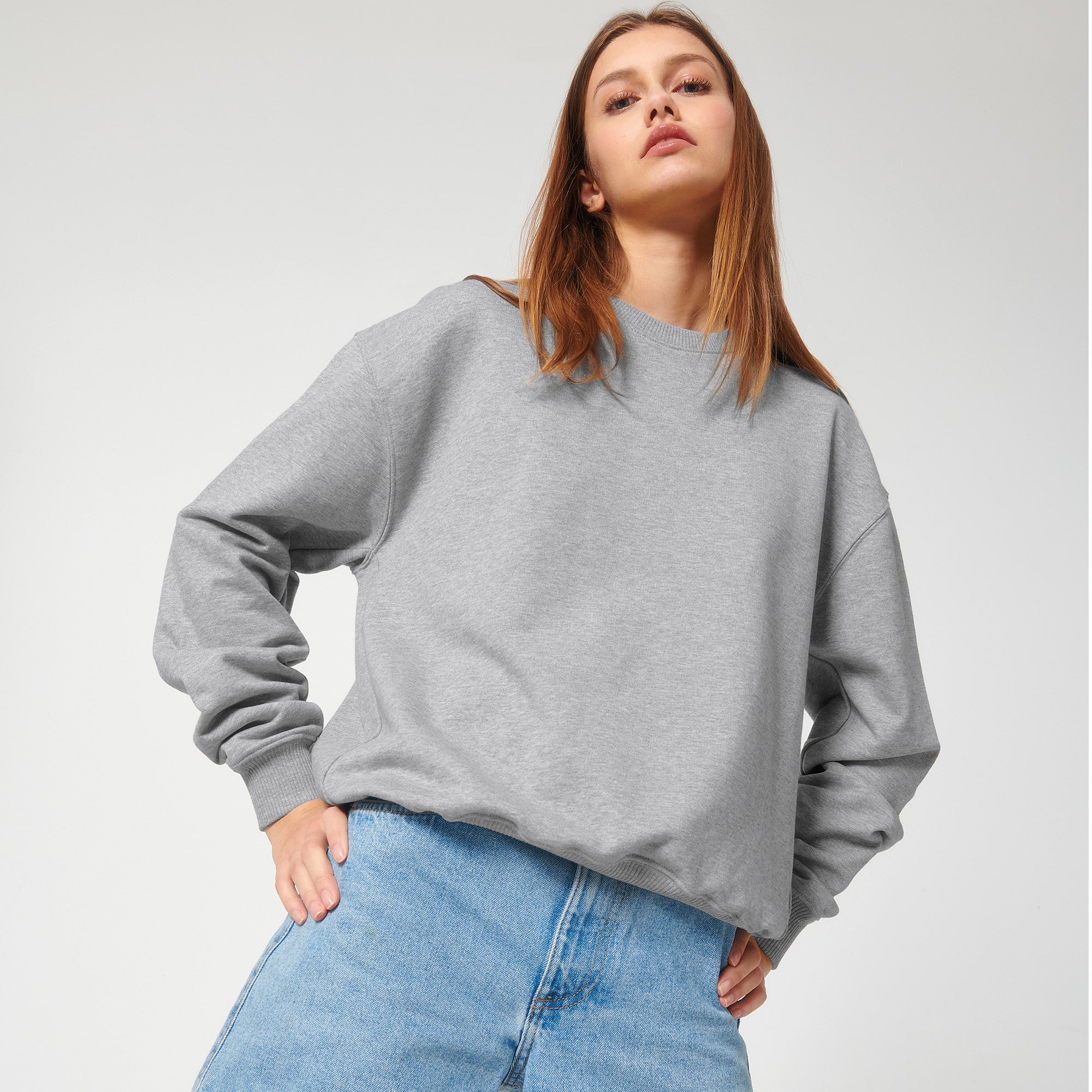 Unisex Ledger Dry Sweatshirt | HEATHER GREY