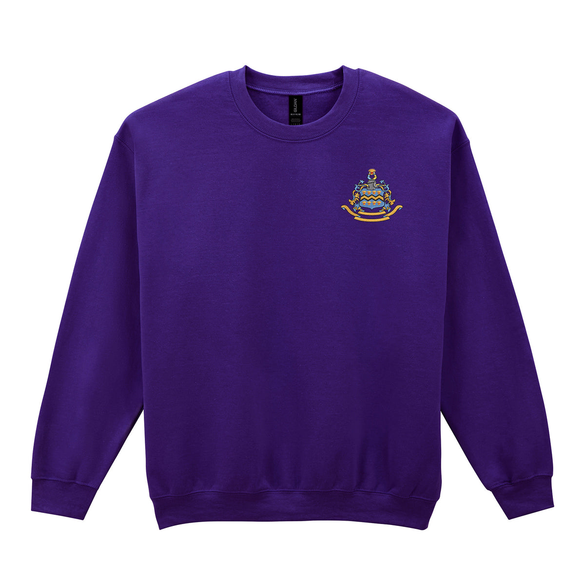 Pocklington Sweatshirt - Crest Only | PURPLE