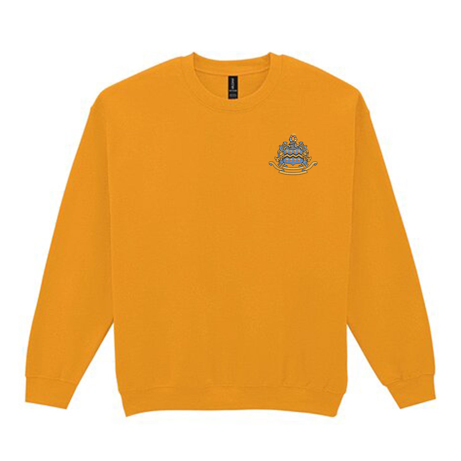 Pocklington Sweatshirt - Crest Only | GOLD