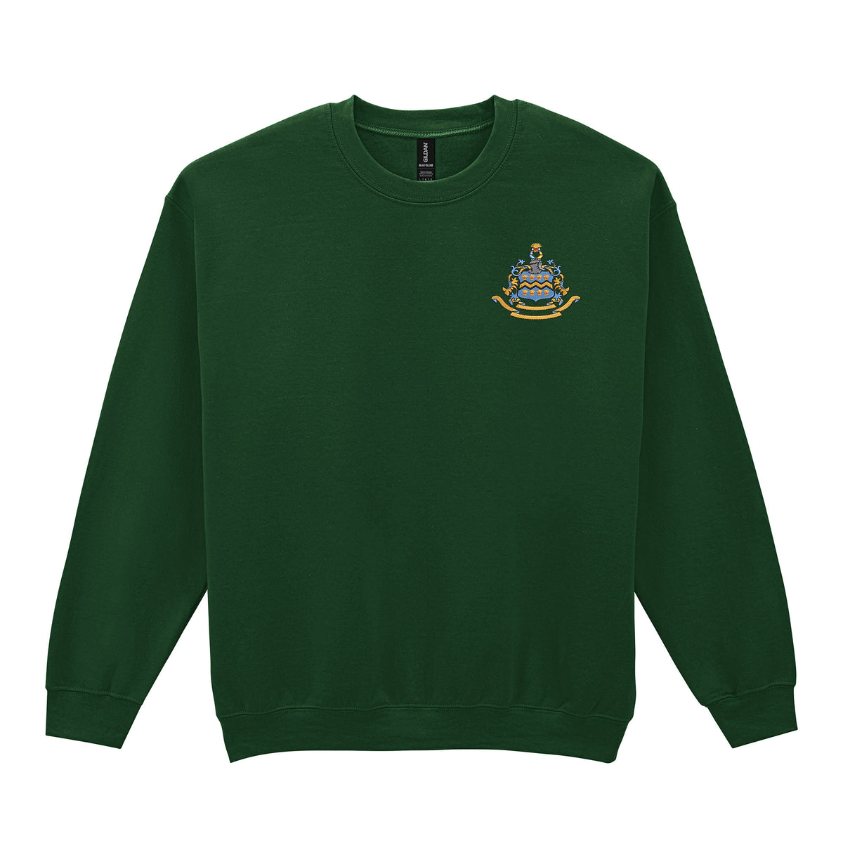 Pocklington Sweatshirt - Crest Only | FOREST GREEN
