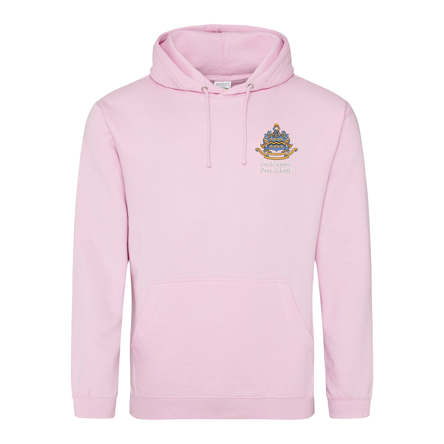 Pocklington Hoodie - Prep School | BABY PINK