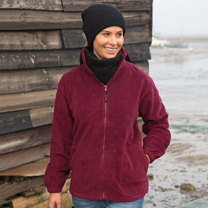 Full Zip Active Fleece Jacket | BLACK