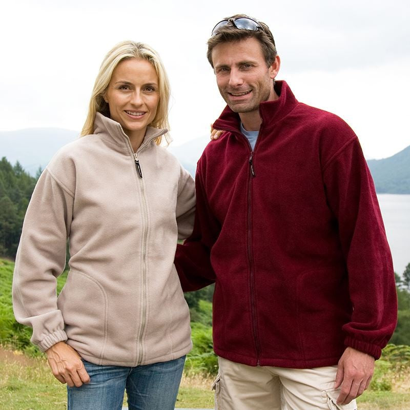 Full Zip Active Fleece Jacket | FOREST GREEN