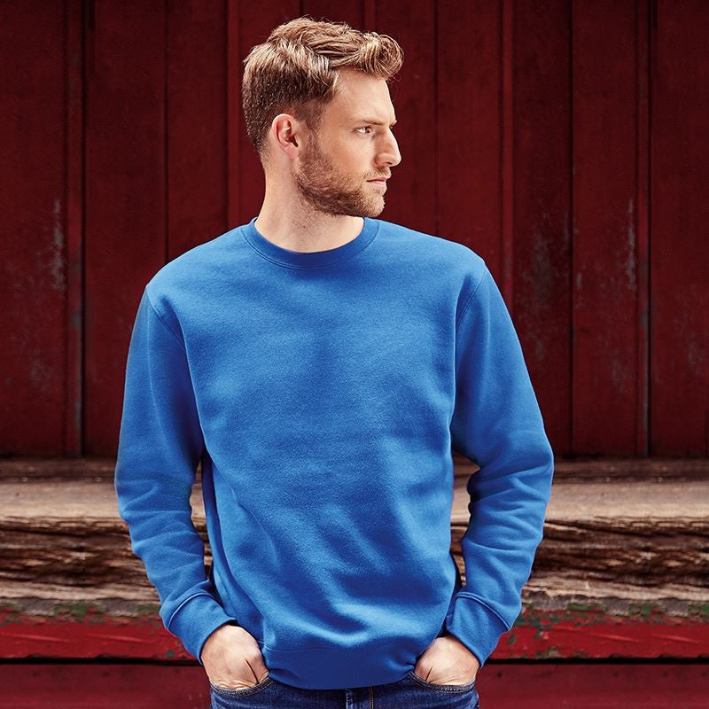 Sweatshirt with set in sleeves | EUCALYPTUS GREEN