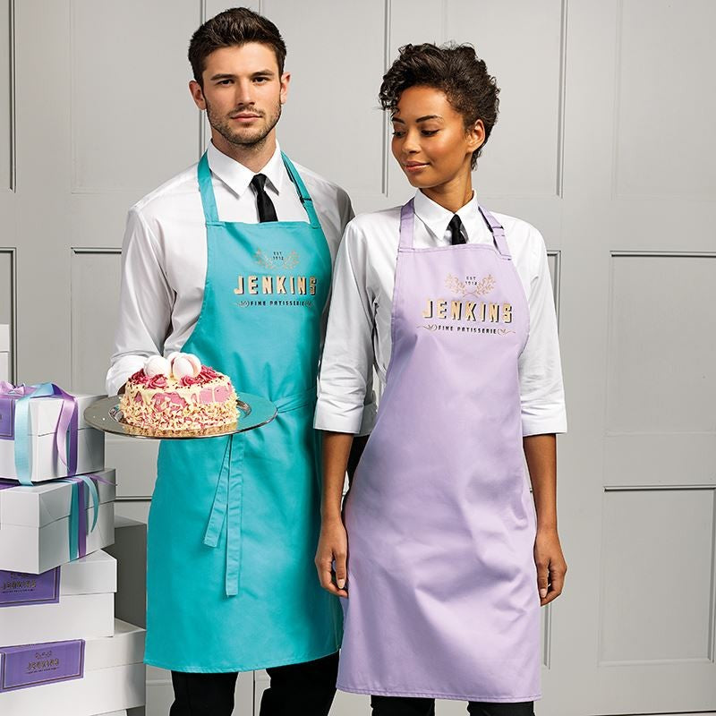 Colours Bib Apron | PEACOCK