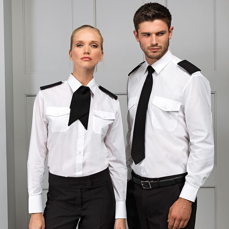 Pilot Shirt Long Sleeve | BLACK