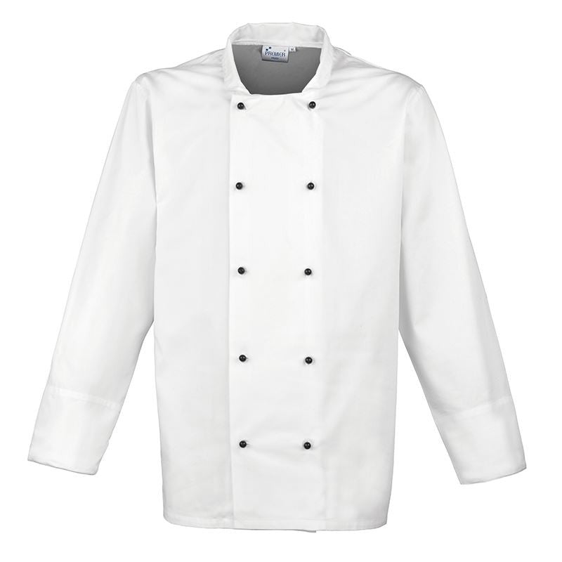 Cuisine Long Sleeve Chef's Jacket | WHITE