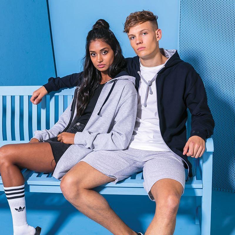 Varsity Zoodie | NEW FRENCH NAVY/FIRE RED