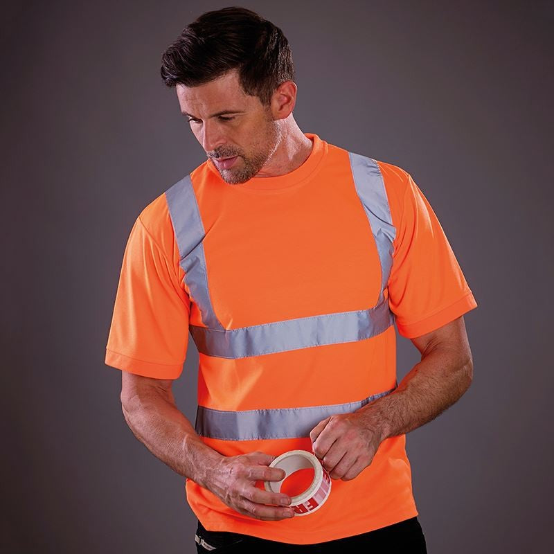 Hi-Vis Short Sleeve T-Shirt | ORANGE