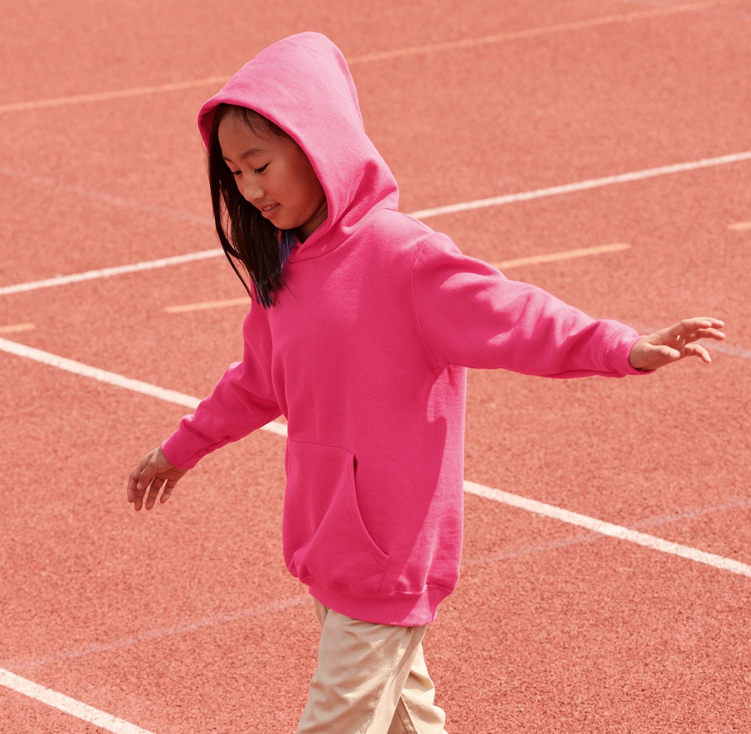 Kids Hooded Sweatshirt | RED