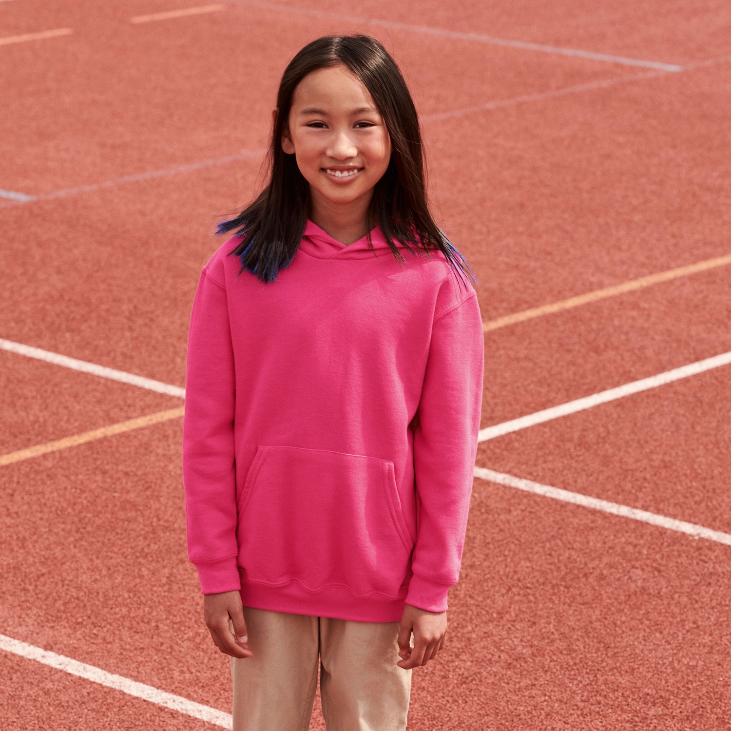 Kids Hooded Sweatshirt | FUSCHIA