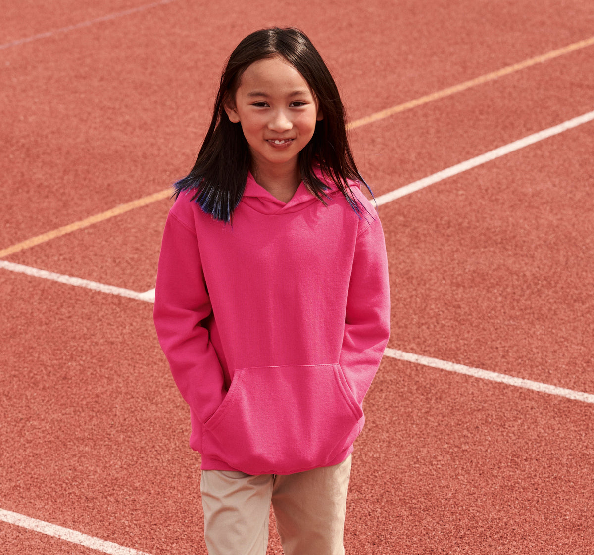 Kids Hooded Sweatshirt | AZURE BLUE