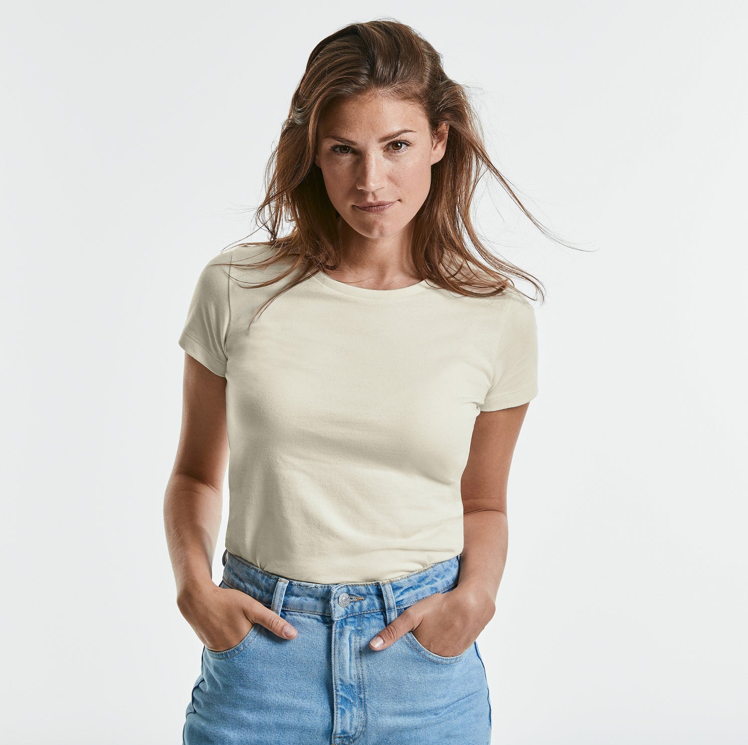 Ladies Authentic Pure Organic Tee | AQUA