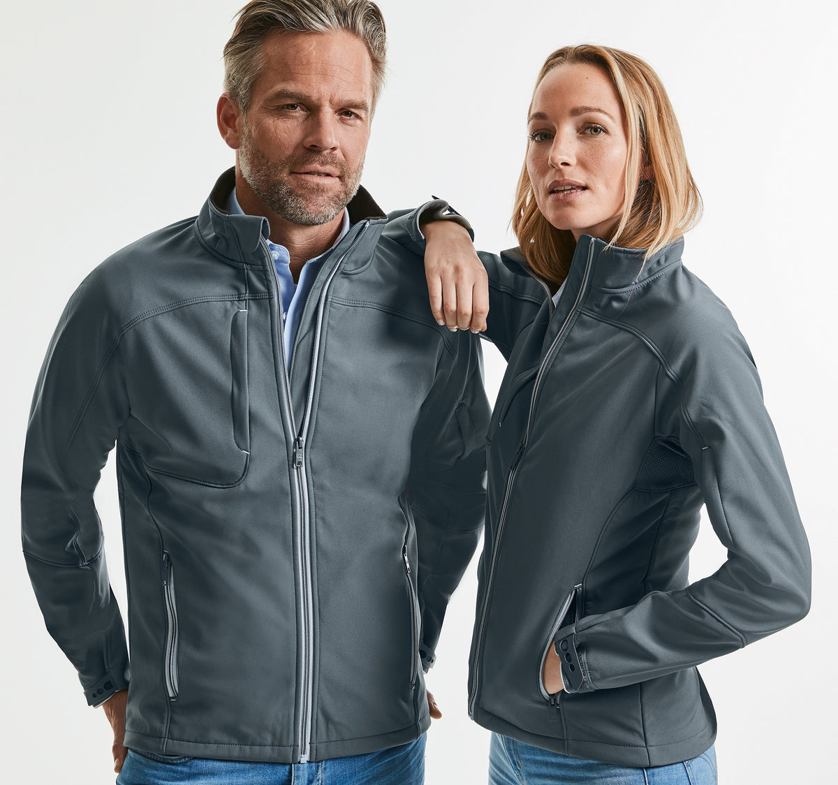 Mens Bionic Softshell Jacket | STONE