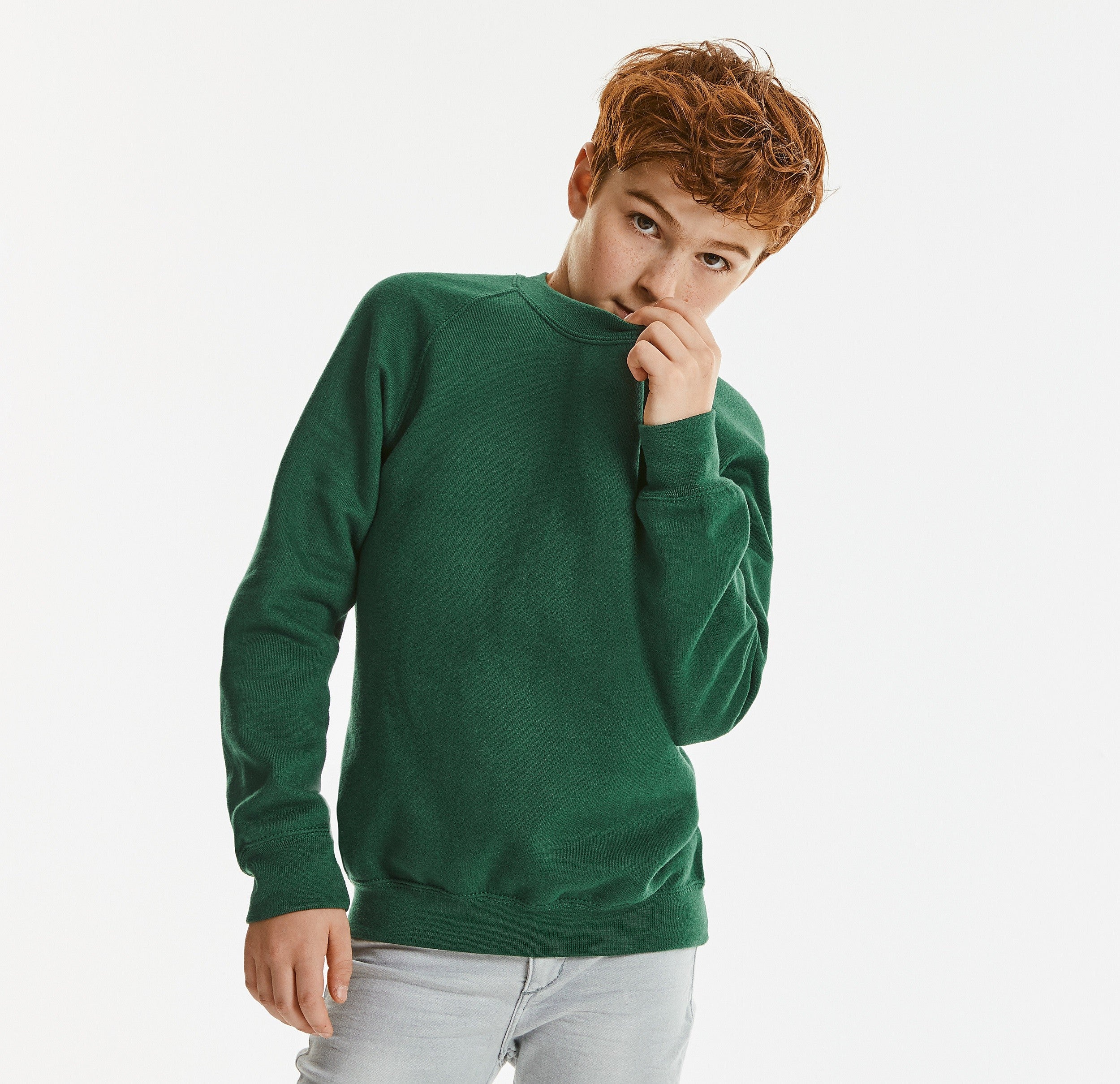 Childrens Classic Sweatshirt | BURGUNDY