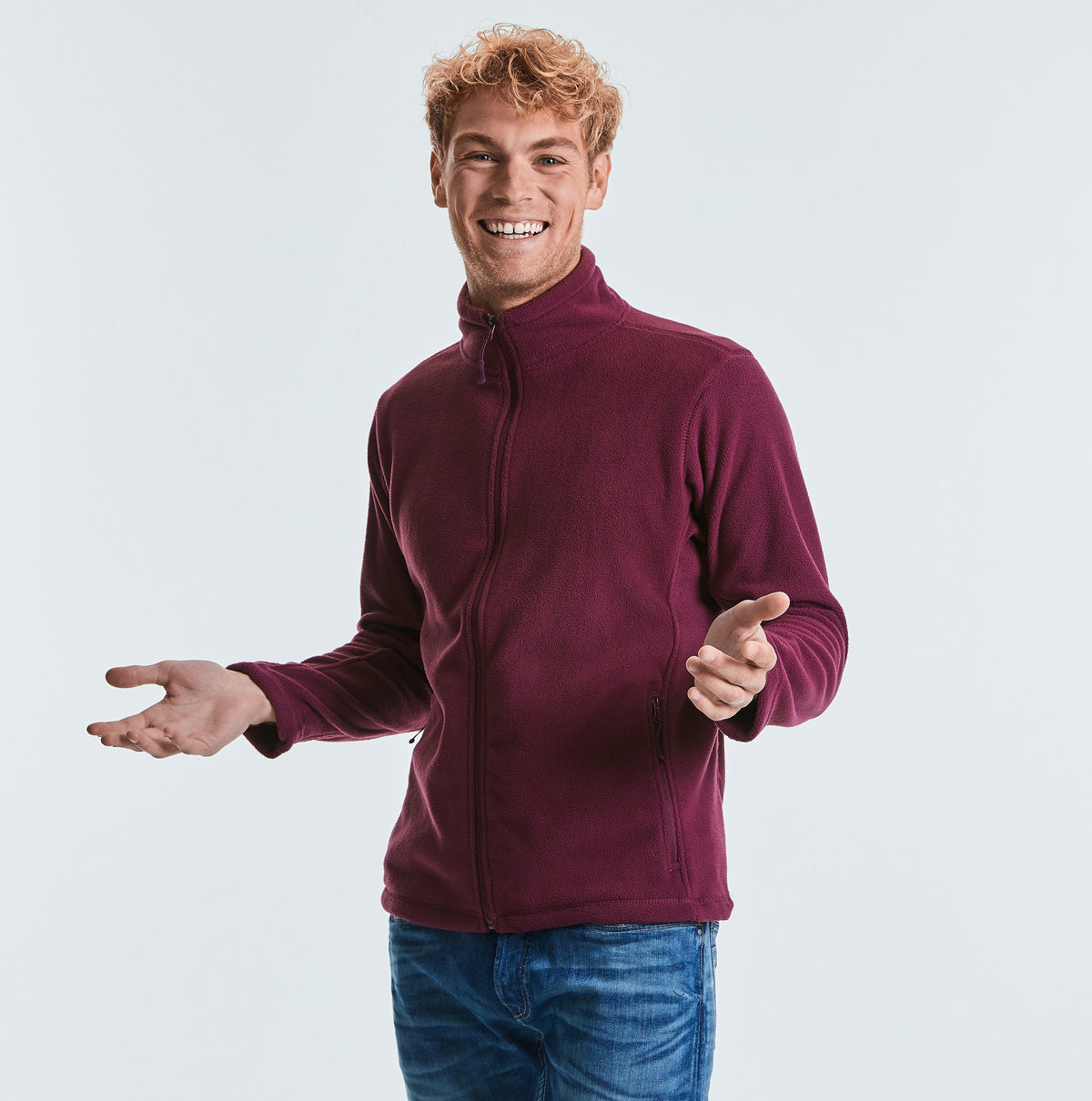Full Zip Outdoor Fleece | BLACK