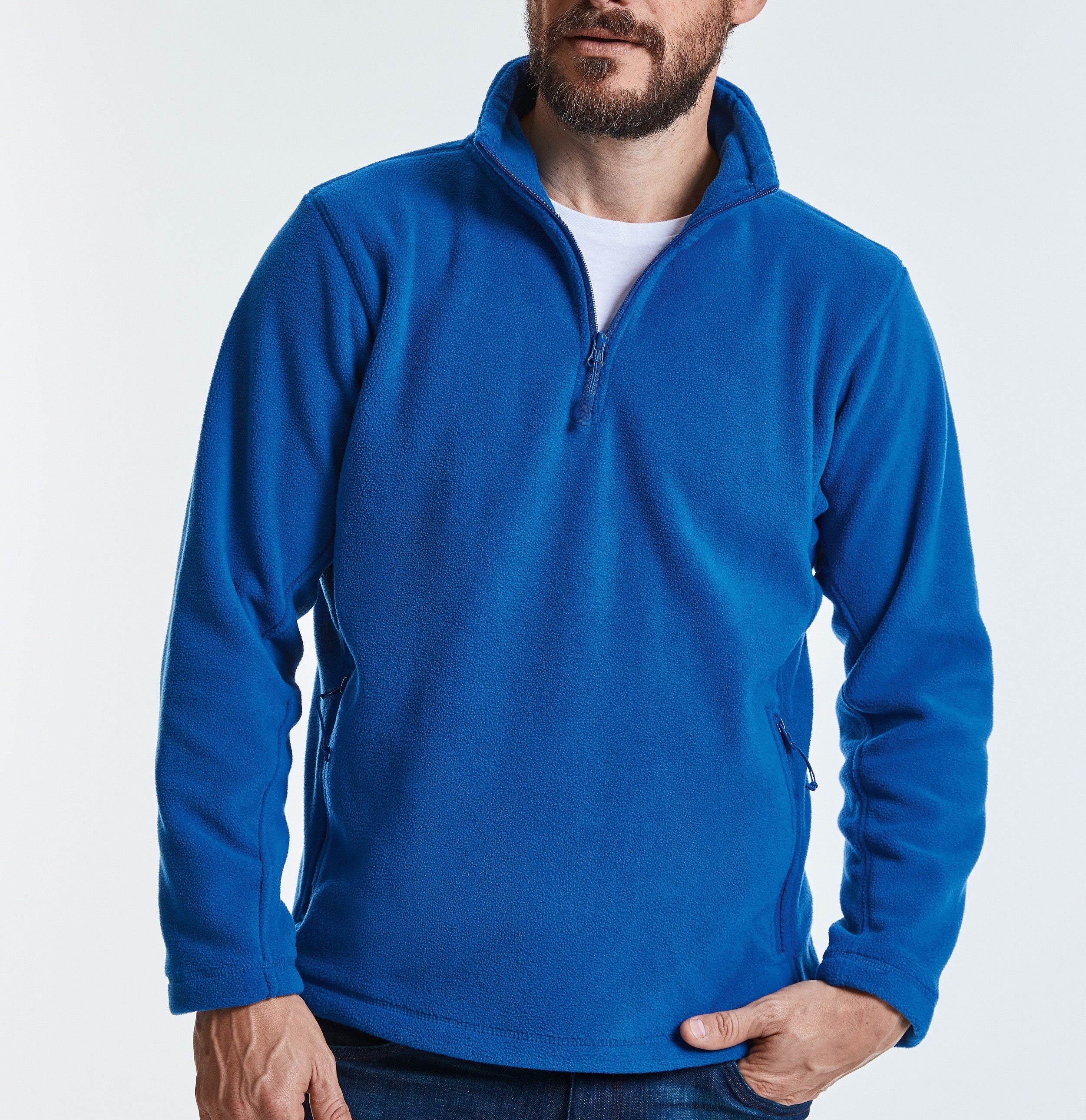 Quarter Zip Outdoor Fleece | BRIGHT ROYAL