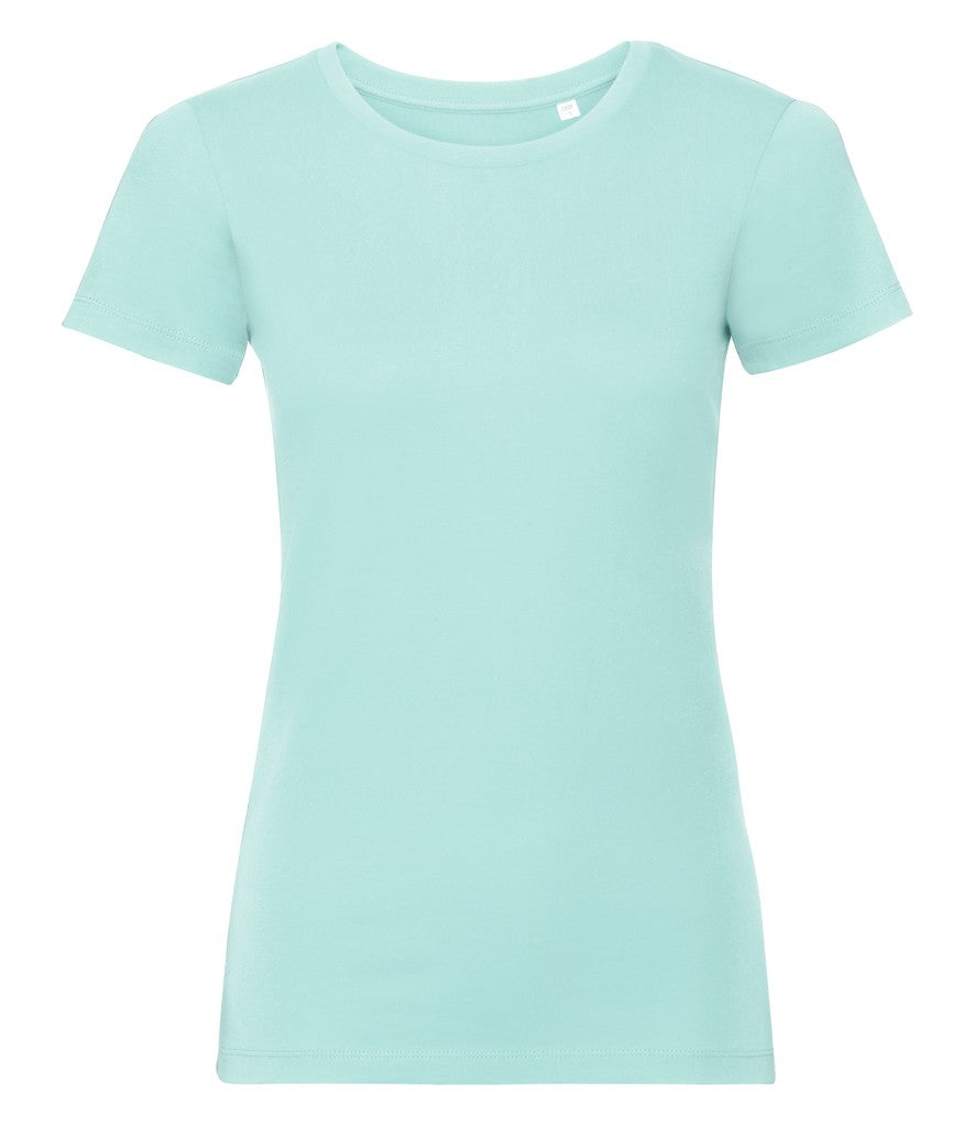 Ladies Authentic Pure Organic Tee | AQUA