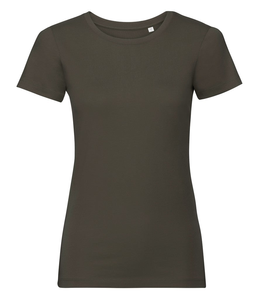 Ladies Authentic Pure Organic Tee | DARK OLIVE