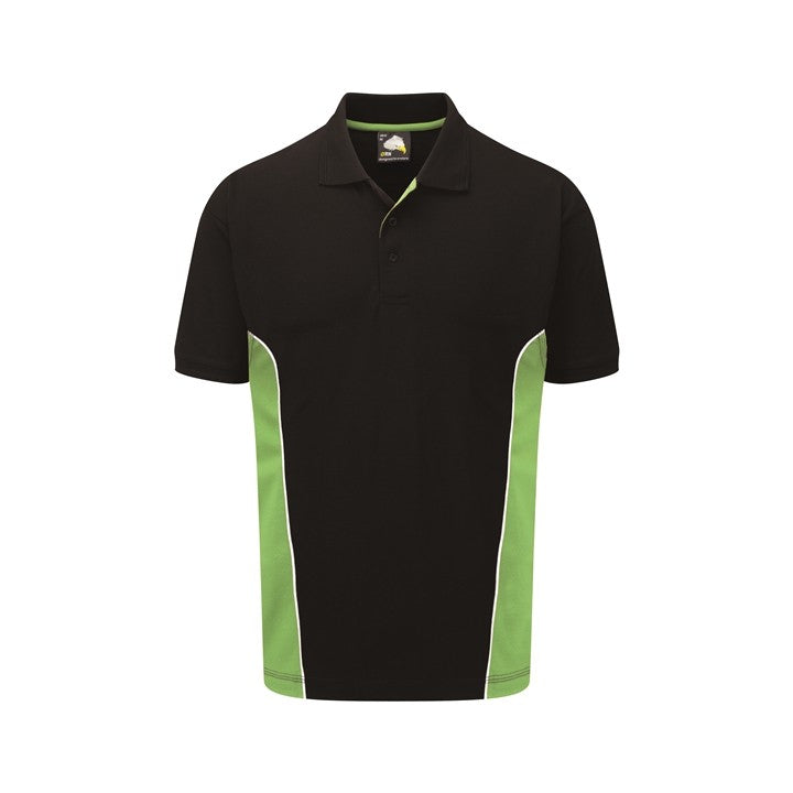 Silverswift Polo Shirt | BLACK/LIME
