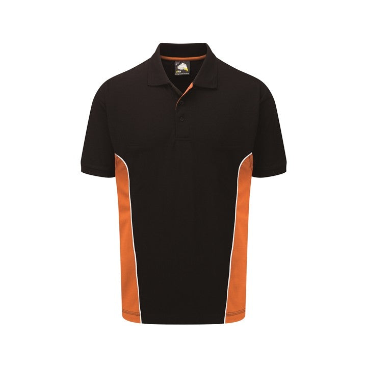 Silverswift Polo Shirt | BLACK/ORANGE