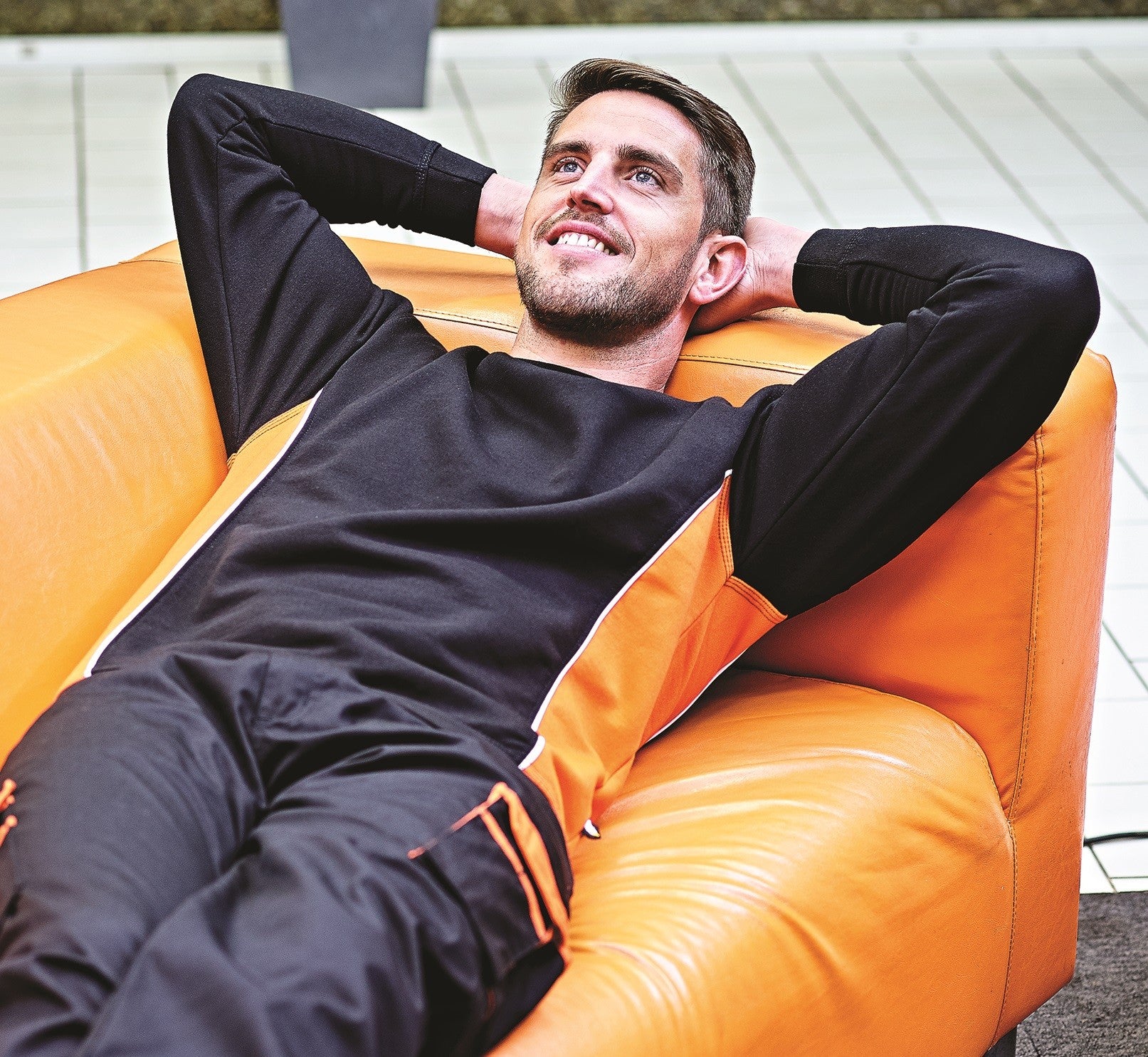 Silverswift Sweatshirt | BLACK/ORANGE