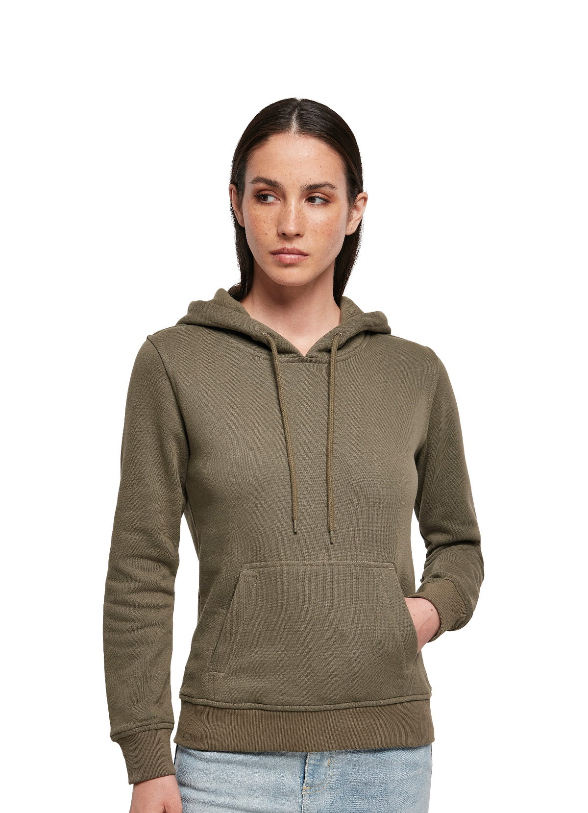 Women's Organic Hoodie | OLIVE