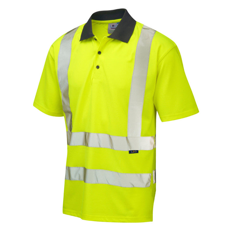 Rockham ISO 20471 Coolviz EcoViz RP Polo Shirt | YELLOW