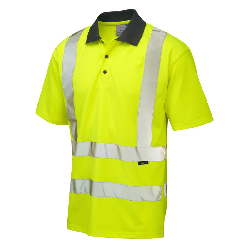 Rockham ISO 20471 Coolviz EcoViz RP Polo Shirt | YELLOW
