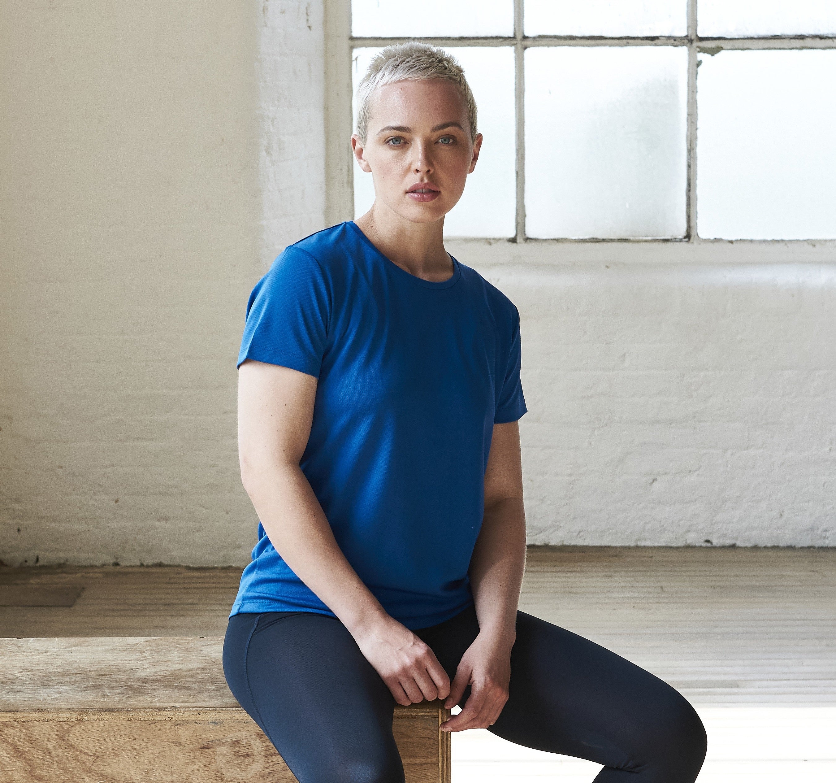 Ladies Recycled Cool T-Shirt | SAPPHIRE BLUE