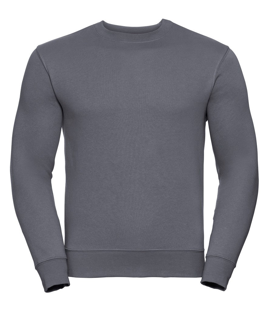 Sweatshirt with set in sleeves | CONVOY GREY