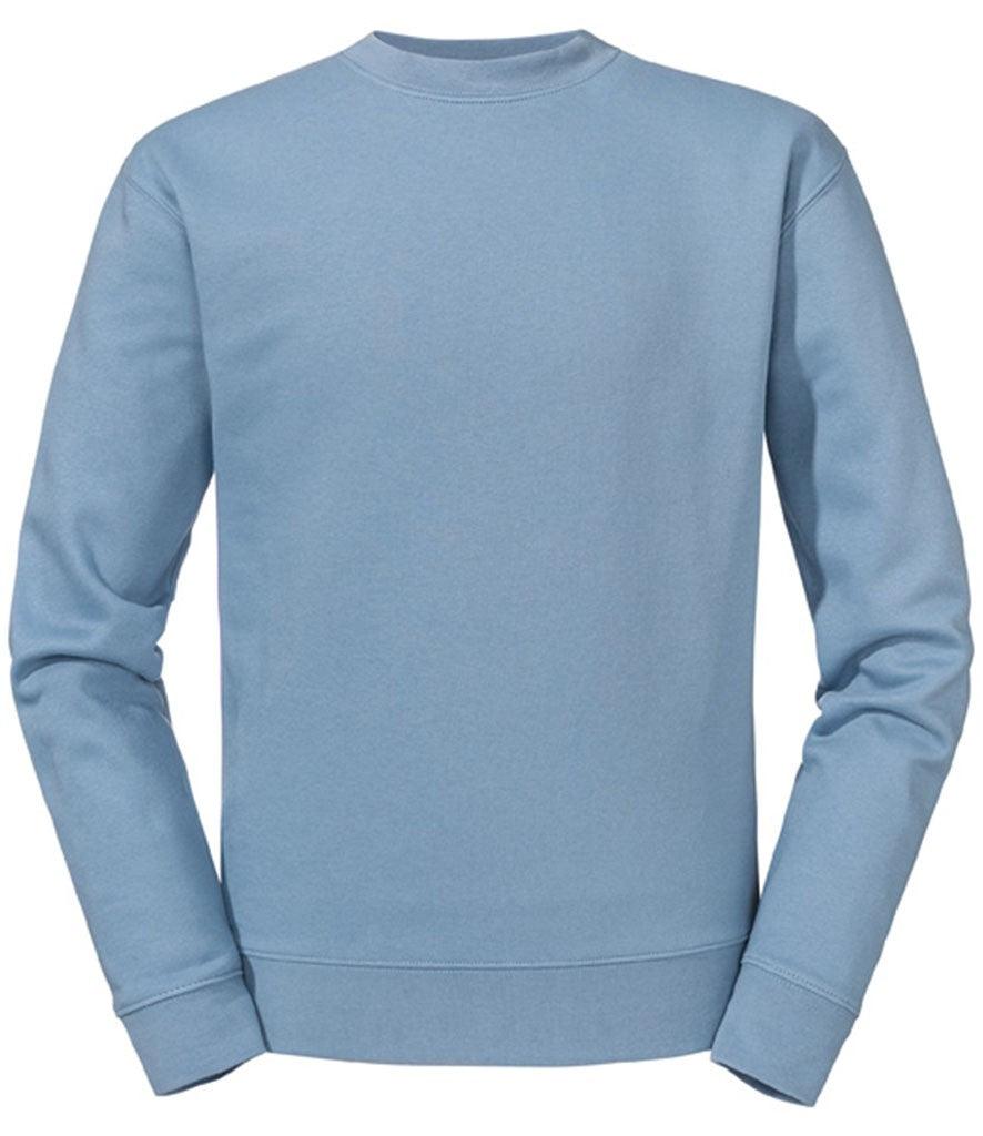 Sweatshirt with set in sleeves | MINERAL BLUE