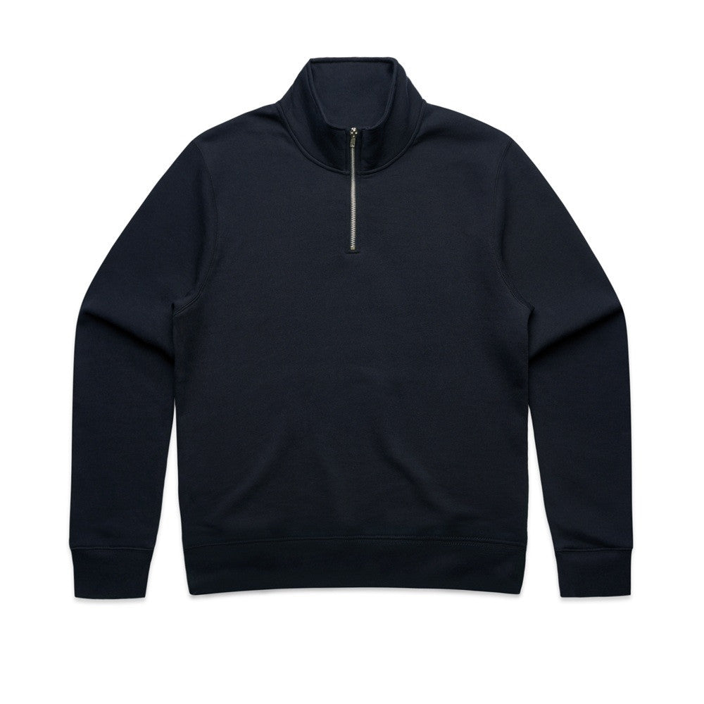 Womens Stencil Half Zip Crew | NAVY