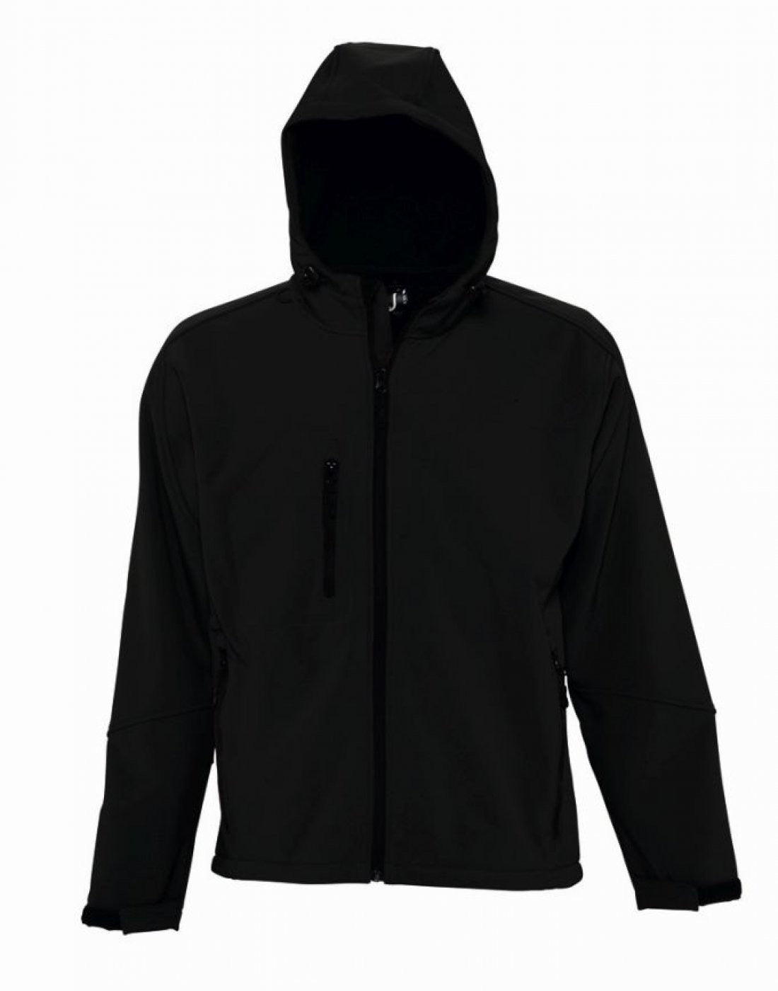 Replay Hooded Soft Shell Jacket | BLACK
