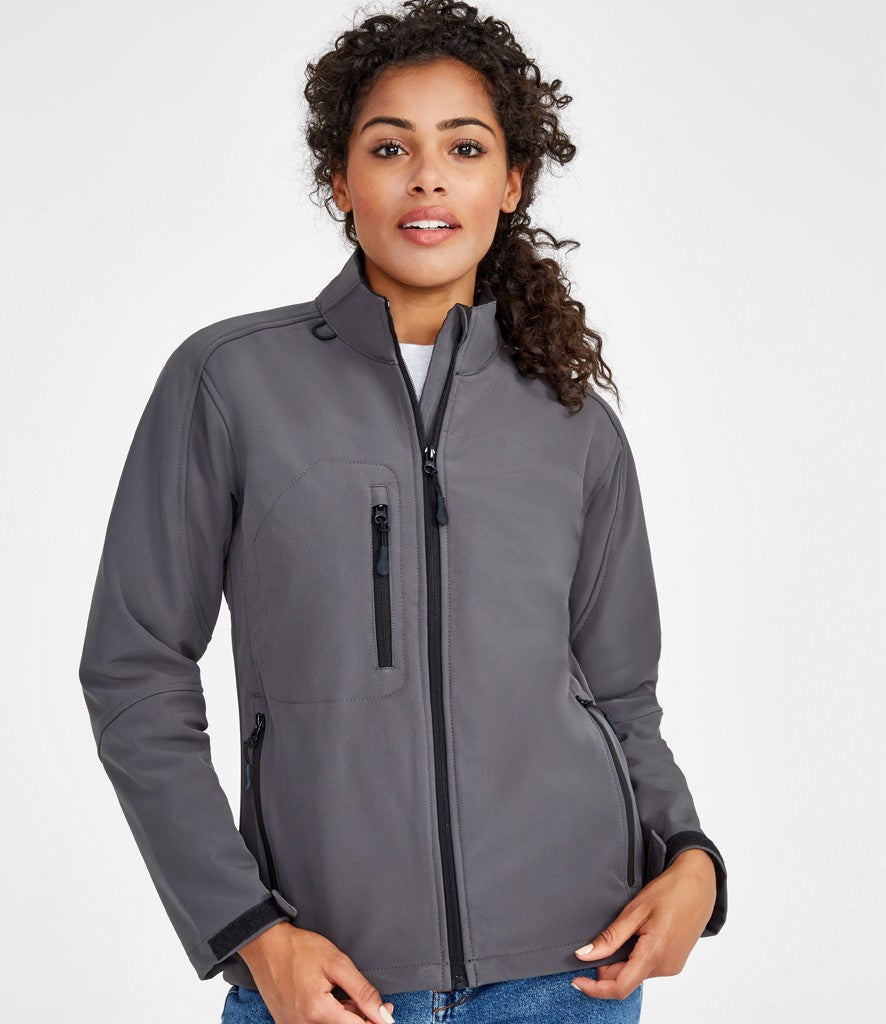Ladies Roxy Soft Shell Jacket | DARK CHOCOLATE