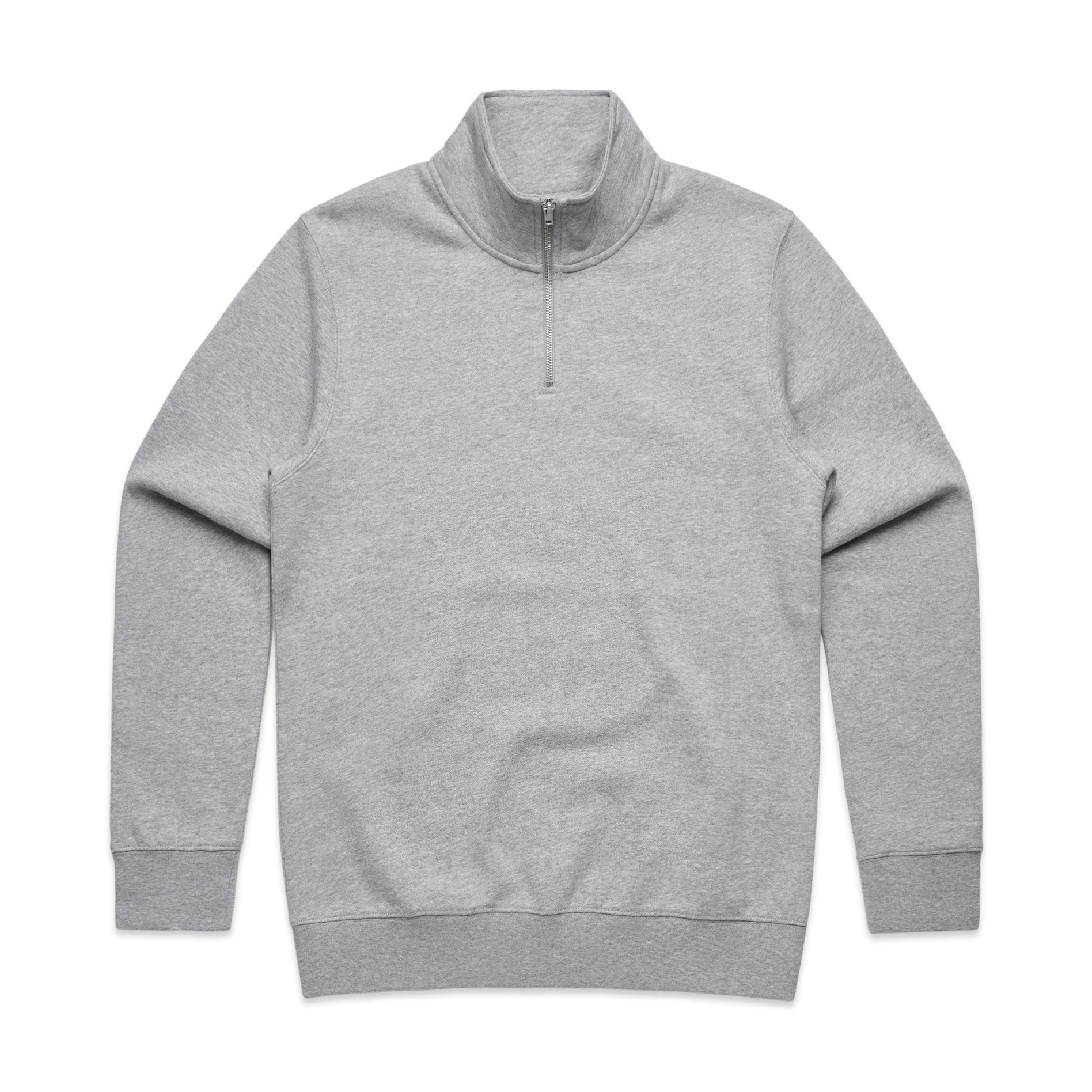 Stencil Half Zip Crew | ATHLETIC HEATHER