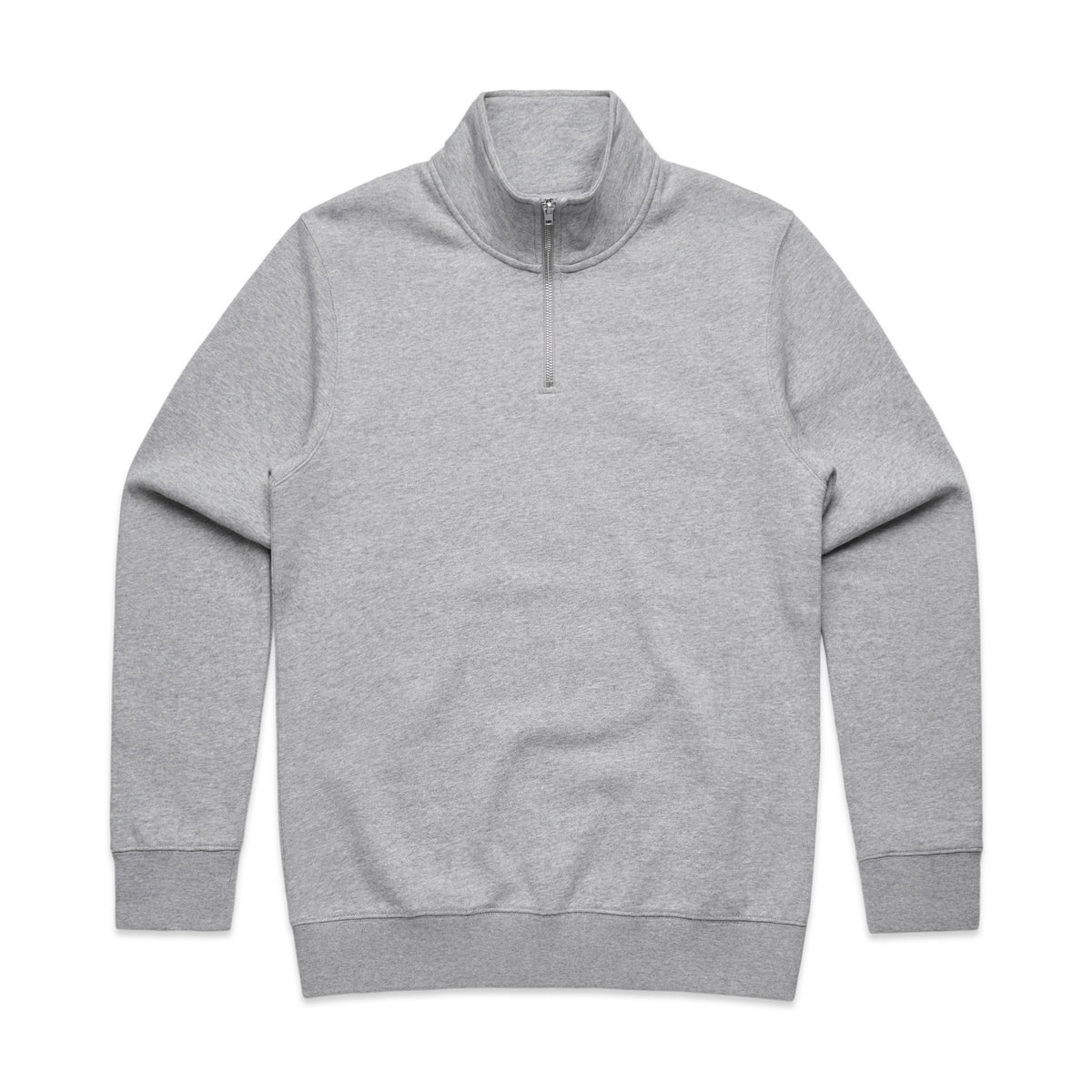 Stencil Half Zip Crew | ATHLETIC HEATHER