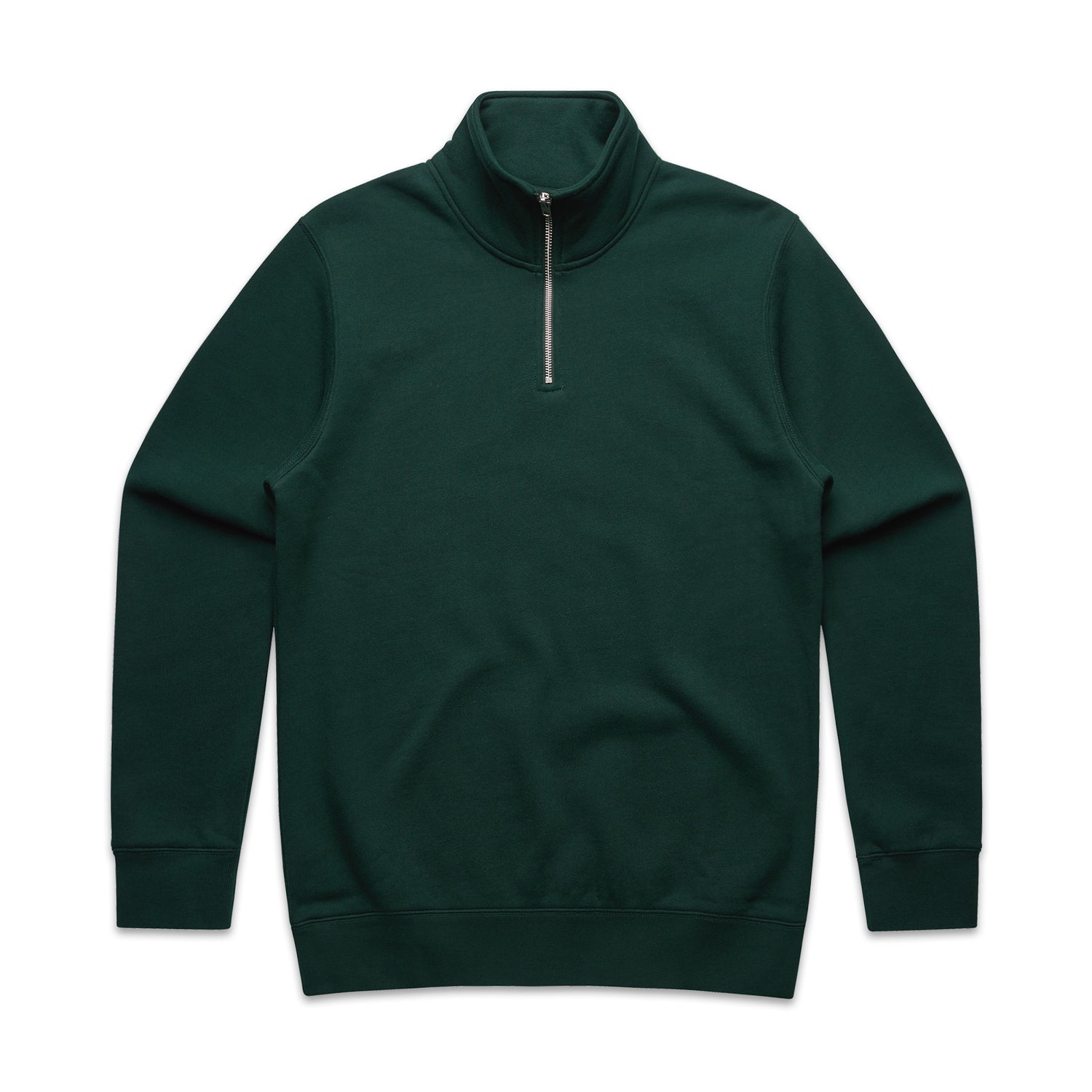 Stencil Half Zip Crew | PINE GREEN