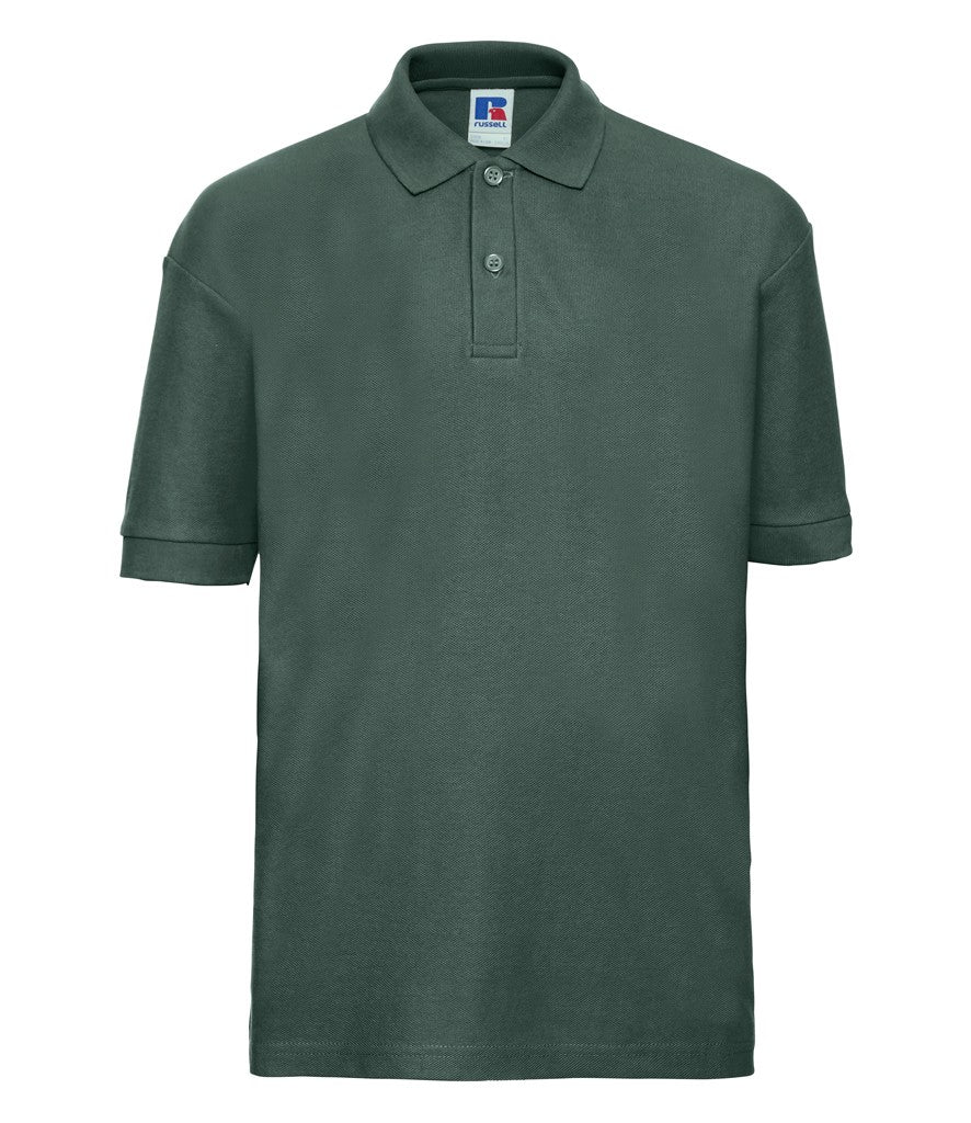 Children's Classic Polycotton Polo | BOTTLE GREEN