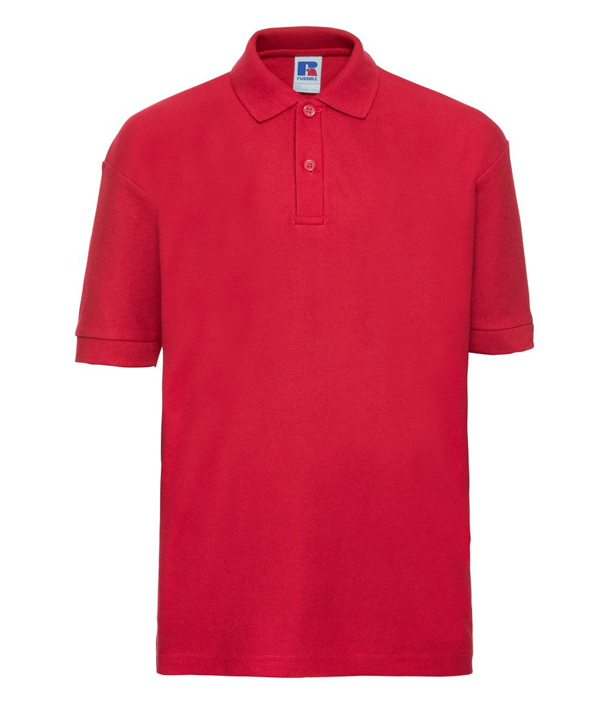 Children's Classic Polycotton Polo | BRIGHT RED