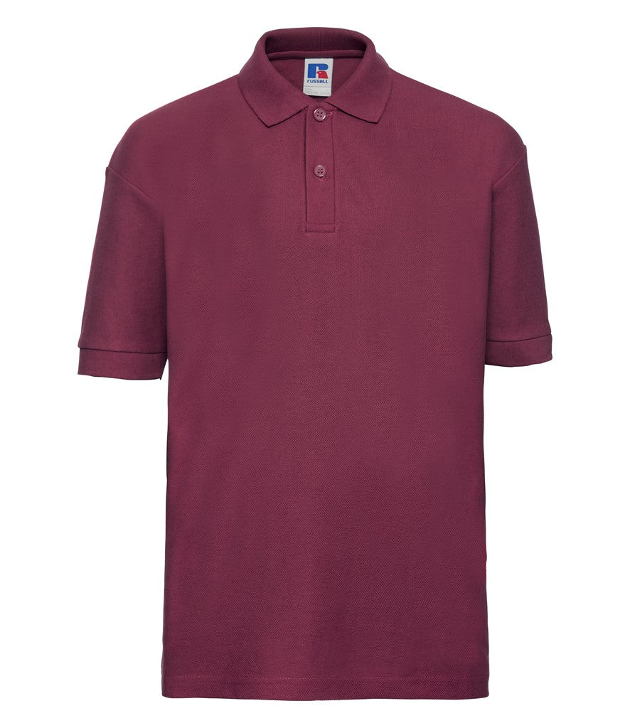 Children's Classic Polycotton Polo | BURGUNDY